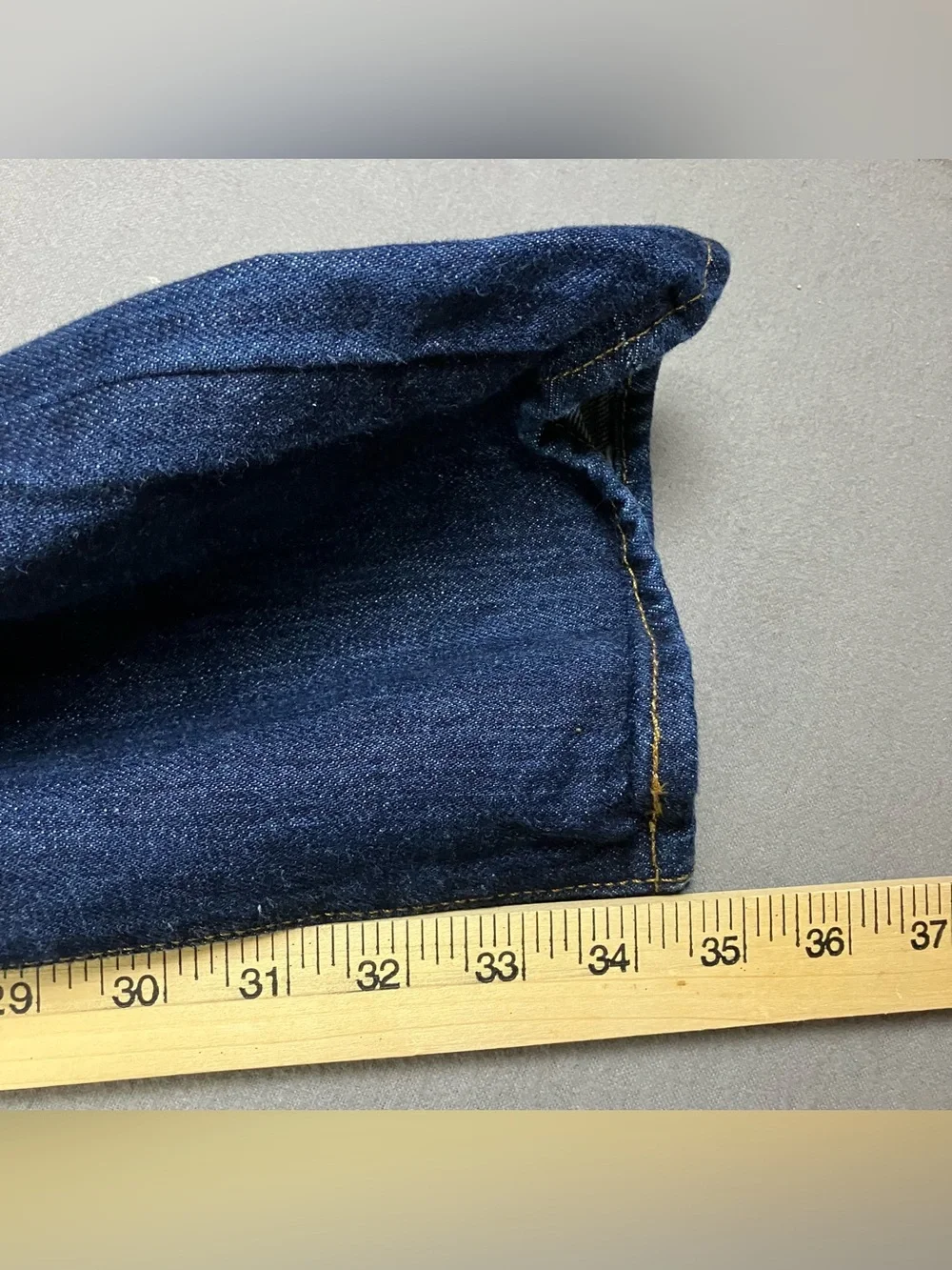 (Lot of 2) Levi's 501 Straight Leg Jeans Men’s Size 32x43 Blue Denim Light Dark.